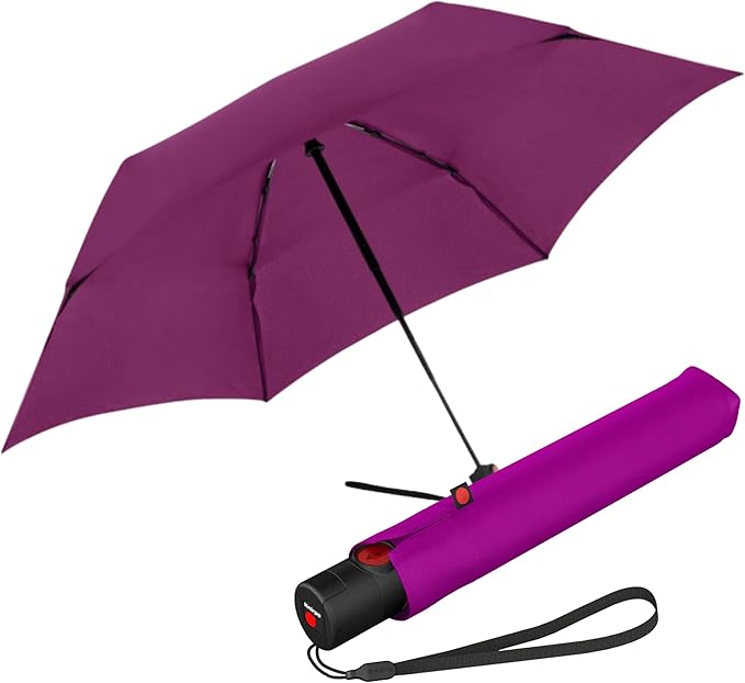 Knirps U.200 Ultra Light Duomatic Automatic Rain Umbrella & Carrying Case